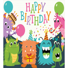 Monster Birthday Duvet Cover Set