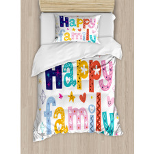 Happy Family Floral Duvet Cover Set