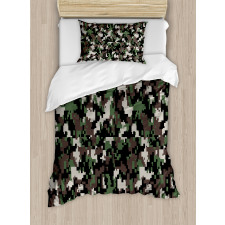 Pixelated Digital Abstract Duvet Cover Set