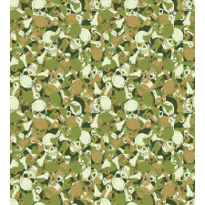 Sketchy Spooky Camouflage Duvet Cover Set