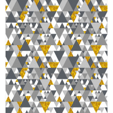 Zig Zag Triangles Duvet Cover Set