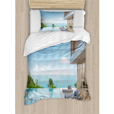 Minimalist Beach House Duvet Cover Set