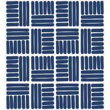 Stripes in Squares Duvet Cover Set