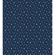 Indigo Rain Drops Duvet Cover Set