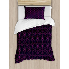 Swirl Leaf Details Duvet Cover Set