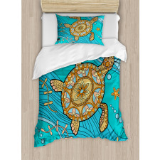 Doodle Water Duvet Cover Set