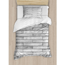 Parquet Wood Retro Duvet Cover Set