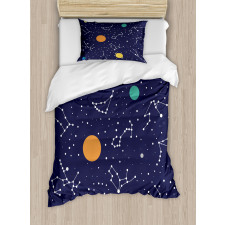 Zodiac Planets Duvet Cover Set