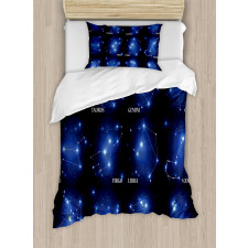 Zodiac Sign Set Duvet Cover Set