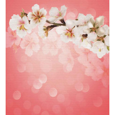 Blossoming Sakura Branch Duvet Cover Set