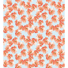 Romantic Poppy Flowers Duvet Cover Set