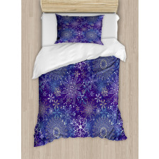 Snowflakes Xmas Art Duvet Cover Set