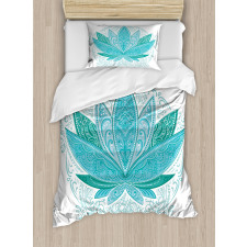 Mehndi Lotus Duvet Cover Set