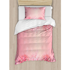 Plum Blossom Botany Duvet Cover Set