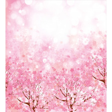 Romatic Sakura Tree Duvet Cover Set