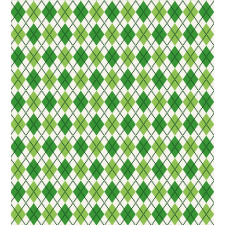 Classical Argyle Pattern Duvet Cover Set
