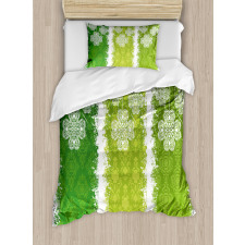 Antique Historic Green Duvet Cover Set