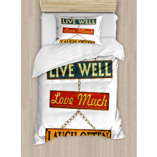 Rusty Signs Duvet Cover Set