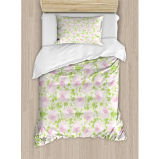 Spring Yard Pastel Duvet Cover Set