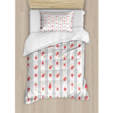 Rose Blooms Duvet Cover Set