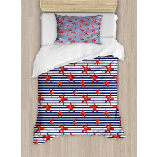 Maritime Themed Pattern Duvet Cover Set