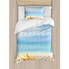 Scallop Sea Star Duvet Cover Set