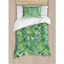 Botanical Wild Palm Trees Duvet Cover Set