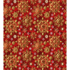 Xmas Flora Ornament Duvet Cover Set