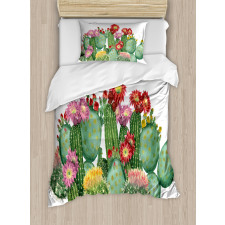 Saguaro Tropical Garden Duvet Cover Set