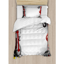 Pipes Meters Duvet Cover Set