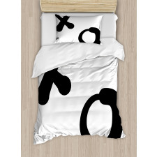 Simplistic Pattern Duvet Cover Set