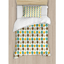 Colorful Abstract Dots Duvet Cover Set