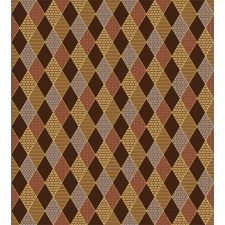 Classic Lozenge Pattern Duvet Cover Set