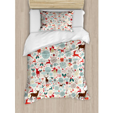 Vintage Xmas Duvet Cover Set