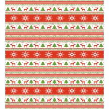 Reindeer Snowflake Duvet Cover Set