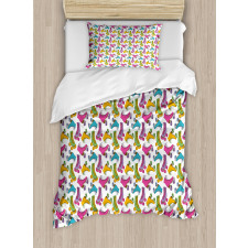 Roller Skates Vivid Duvet Cover Set