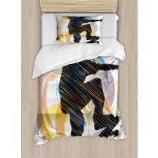 Skater Sketch Art Duvet Cover Set