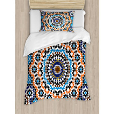 Moroccan Ceramic Tile Duvet Cover Set