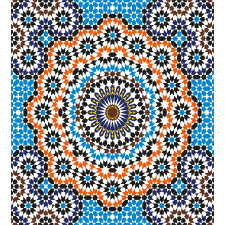 Moroccan Ceramic Tile Duvet Cover Set