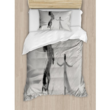 Horse and Lady Duvet Cover Set