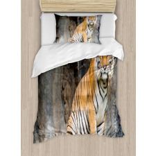Bengal Tiger Cat Predator Duvet Cover Set