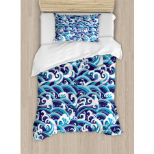 Water Splash Foam Duvet Cover Set