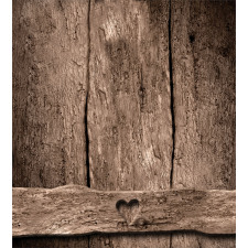 Heart on Wood Duvet Cover Set