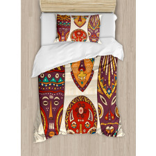 Folk Art Duvet Cover Set