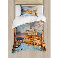 Canal Grande Italy Image Duvet Cover Set