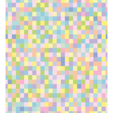 Colorful Squares Mosaic Duvet Cover Set