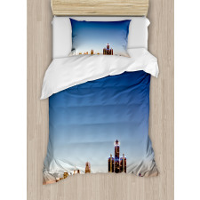 Serene Waterfront View Duvet Cover Set