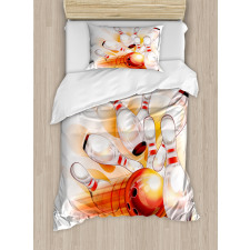 Ball Crashing Duvet Cover Set