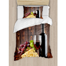 Cabernet Bottle Cheese Duvet Cover Set