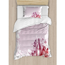 Grunge Abstract Framework Duvet Cover Set